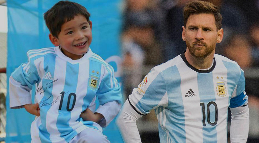 Seven Years Old Afghan Lionel Messi fan is on Taliban’s Target