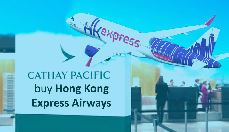 Cathay Pacific to buy Hong Kong Express Airways from 4.93 billion Hong Kong dollars