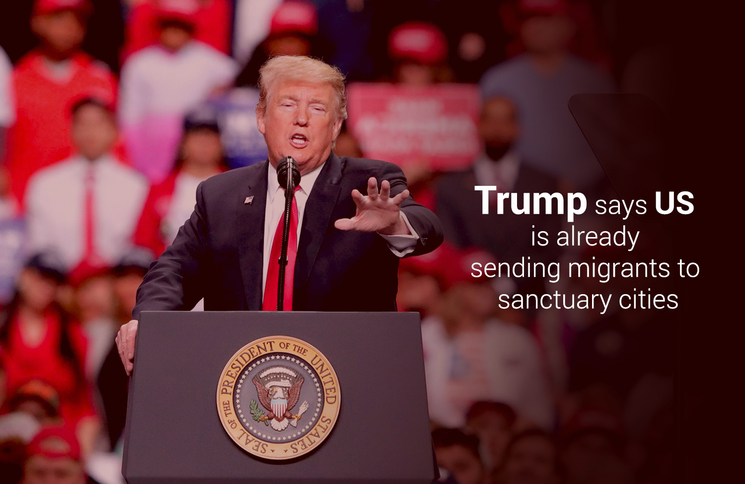 Trump Announced they Already Directing Migrants to Secure Cities