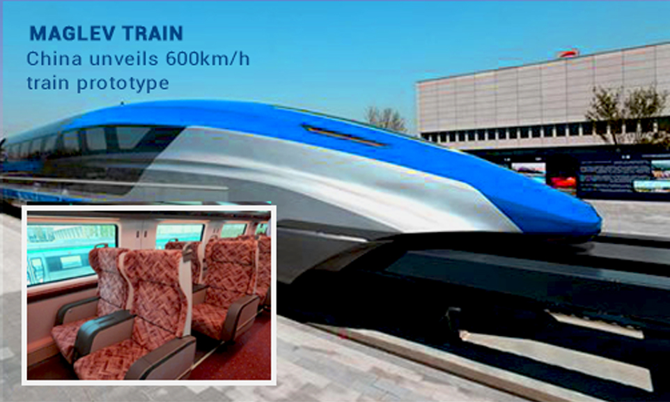 China is going to Reveal 600 km per hour Maglev Train Prototype