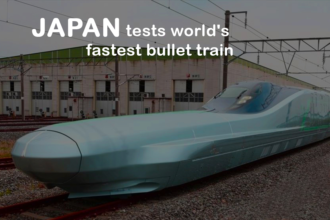 Japan Tests the Fastest ever Bullet Train of the World