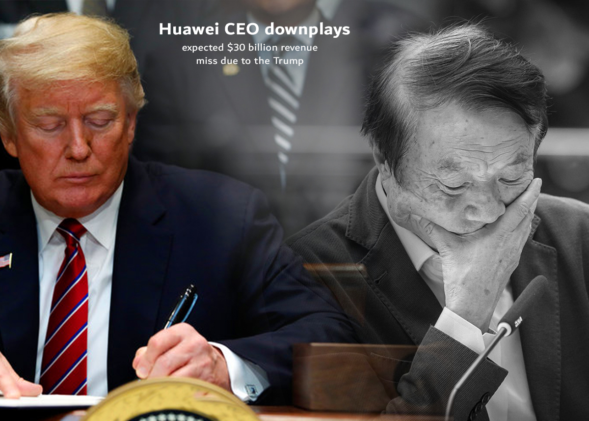 Huawei can miss $30 billion revenue due to Trump ban - CEO