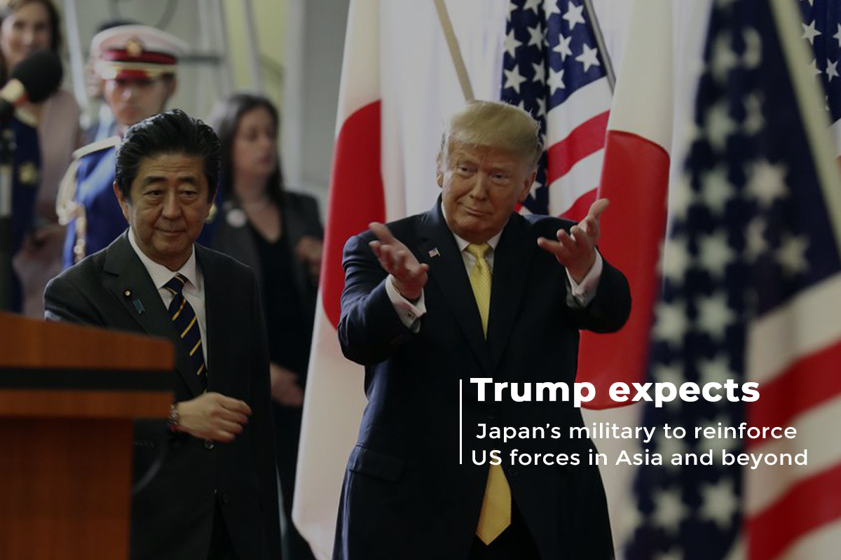 Trump makes expectations with Japan’s Military to Support US Forces in Asia