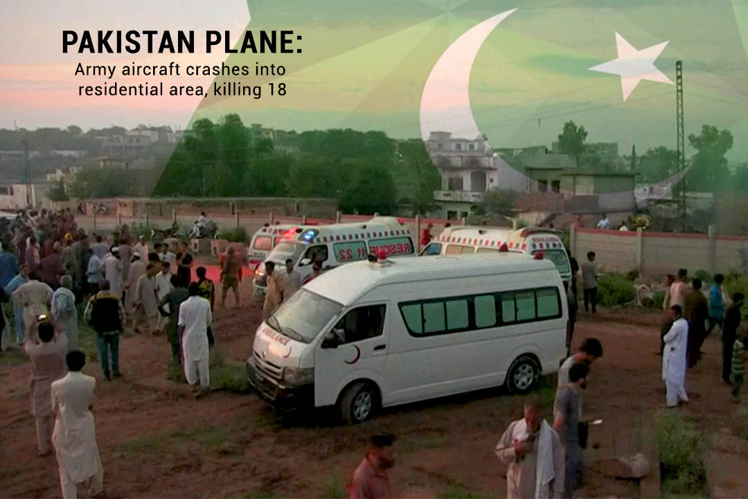 18 martyred in the Army Training Plane Crash in Rawalpindi