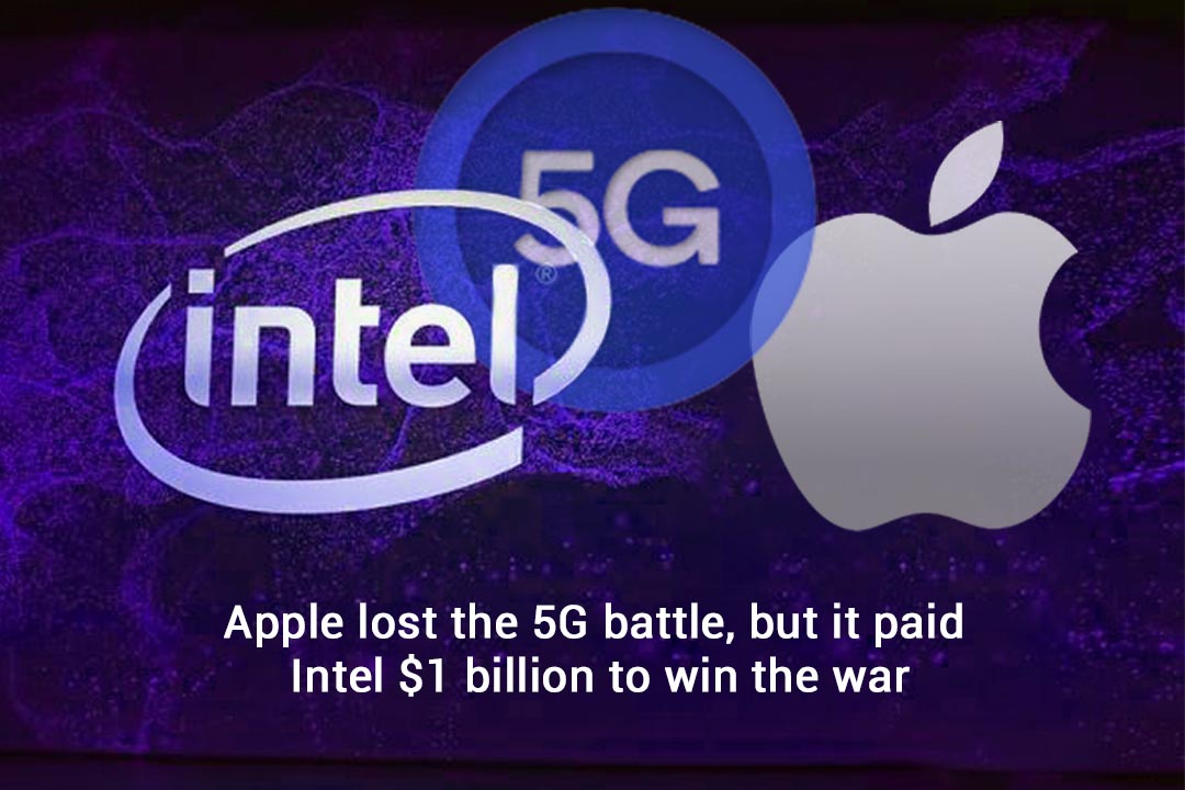 Apple making efforts to win the race of 5G and paid $1b to Intel