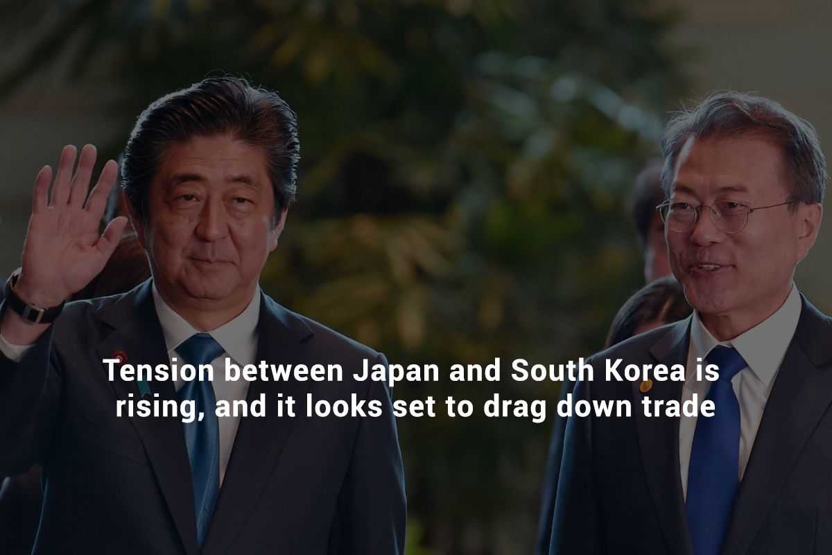 Strain between South Korea and Japan is growing