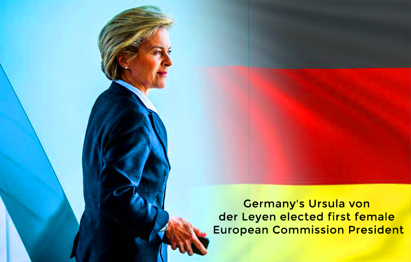 von der Leyen Elected as first female President of European Commission