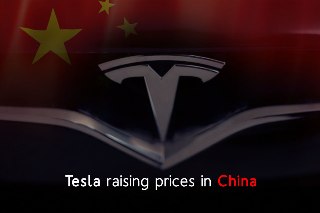 Electric carmaker Tesla might increase its Prices in China