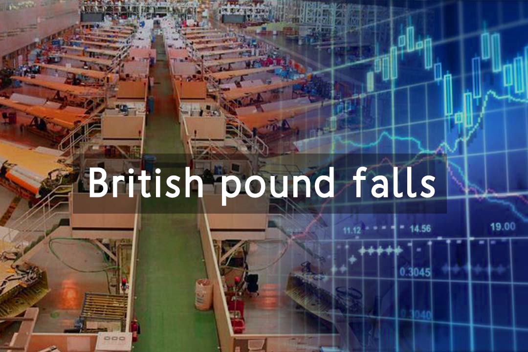 British Pound fell to 47.4 after UK factory activity dives