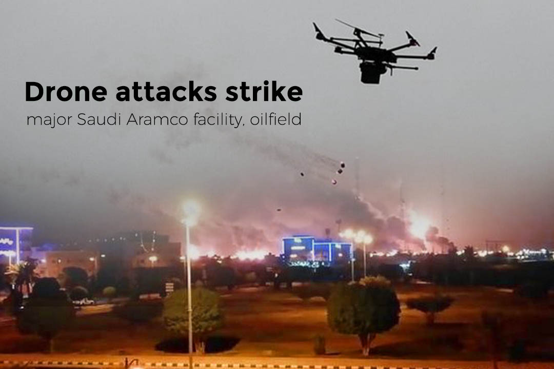 Aramco Facility, Oilfield of KSA targeted with Drone Attacks