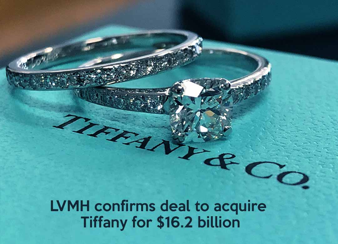 LVMH confirms deal to acquire Tiffany for $16 billion