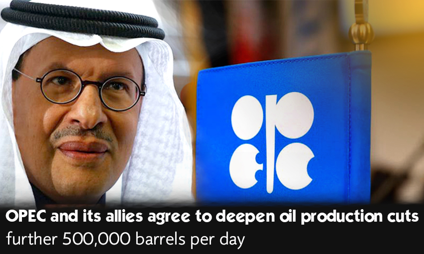 OPEC along with its allies planned to expand oil production cuts