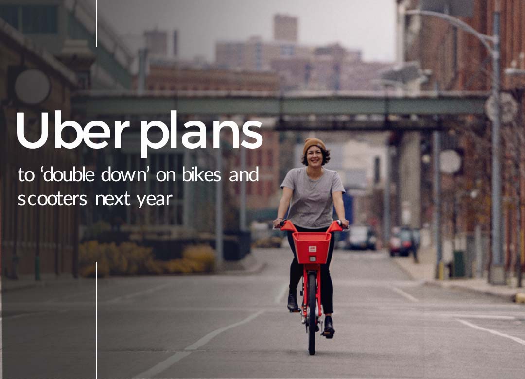 Uber is going to double down scooters and bikes in 2020