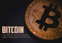 Bitcoin is surge 20% so far this year and might touch $16,000 by 2020 end