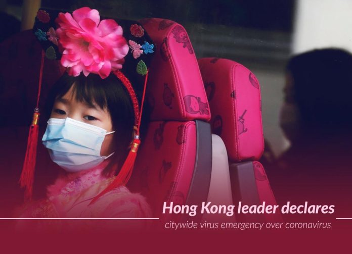 Carrie Lam declares a coronavirus emergency in Hong Kong