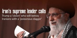 Khamenei calls Trump a ‘clown’ who will betray Iranians with a dagger