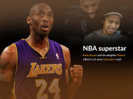 NBA superstar Kobe Bryant killed with his daughter in a Helicopter crash