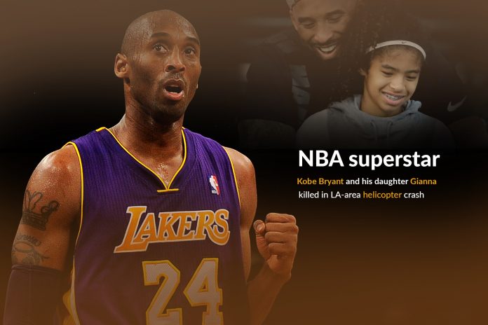 NBA superstar Kobe Bryant killed with his daughter in a Helicopter crash