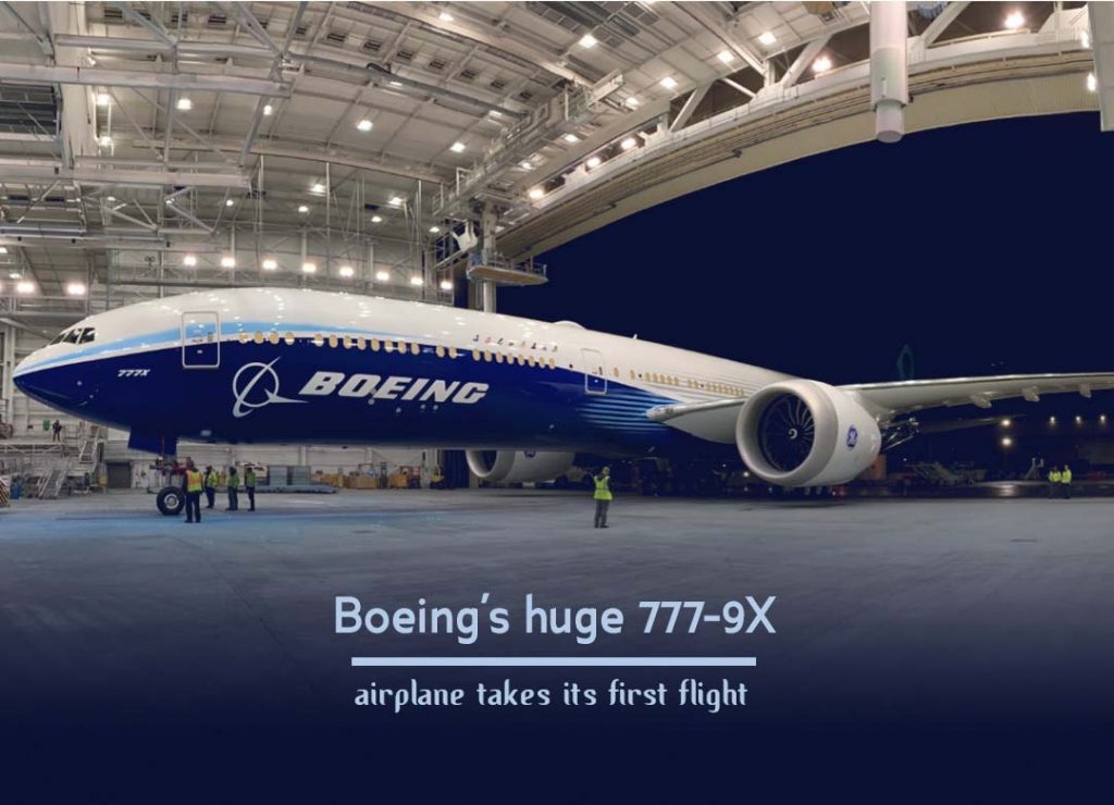 Largest Boeing 777-9X of the world takes its First Flight