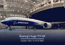 World’s Largest Boeing 777-9X takes its maiden flight