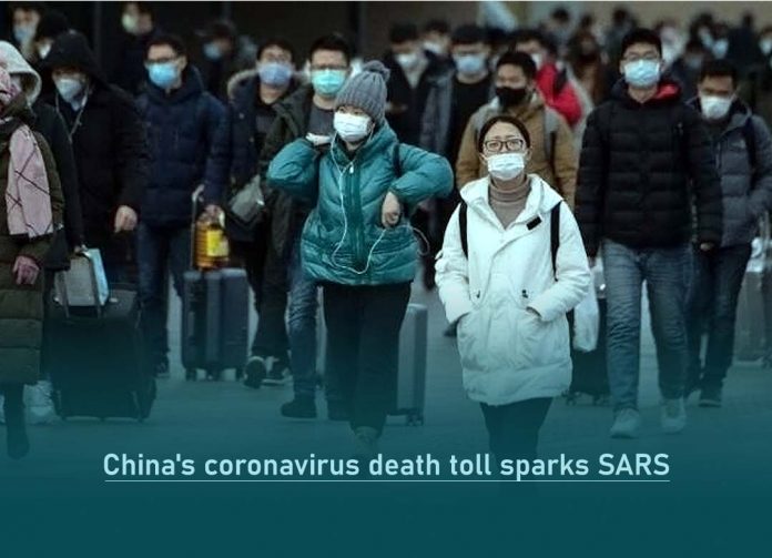 China's Coronavirus Death Toll beat SARS Death Toll