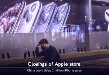 Closings of Apple store in China could delay one million iPhone sales
