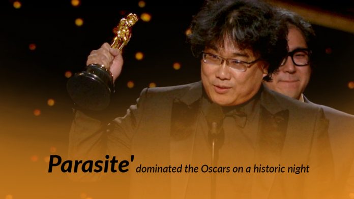 Comedy Thriller film Parasite conquered the 2020 Oscar Awards