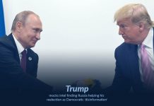 Democrats making rumors that Russia helping Trump to reelect