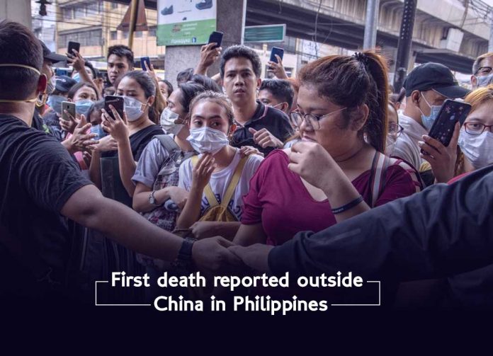 First death case reported outside China in Philippines