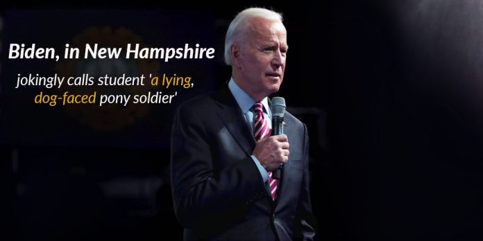 Joe Biden, presidential candidate responded student with humiliating words