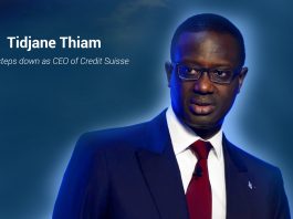 Tidjane Thiam steps down as CEO of Credit Suisse