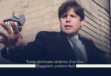 Trump commuted former governor, Blagojevich's sentence, forgives Kirk