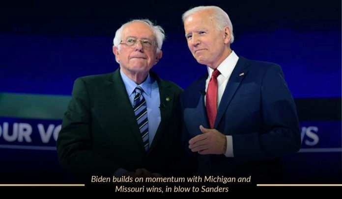 Biden conquer the contests of Missouri and Michigan