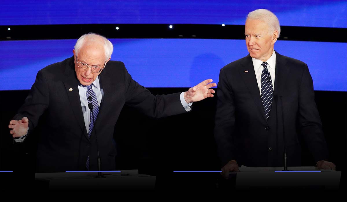 Joe Biden took double-figure lead over Sen. Sanders