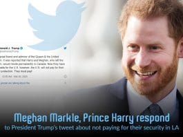 Harry & Meghan responded to Trump’s tweet about their security in U.S.