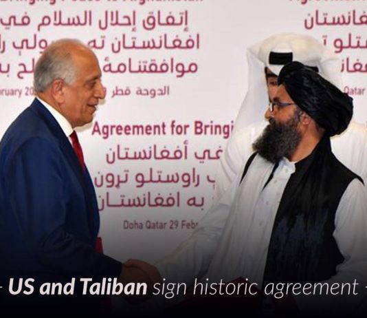 United States Signed a Historic Peace Agreement with Taliban