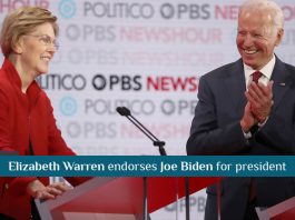 Sen. Elizabeth Warren officially Endorses Joe Biden for President
