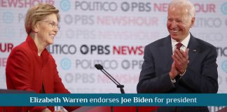 Sen. Elizabeth Warren officially Endorses Joe Biden for President