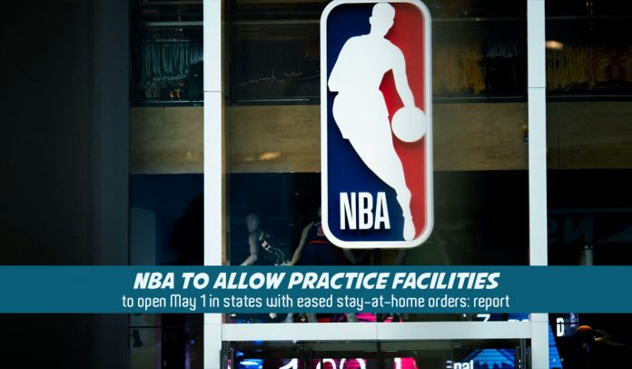 NBA going to open practice facilities in U.S. states with eased restrictions