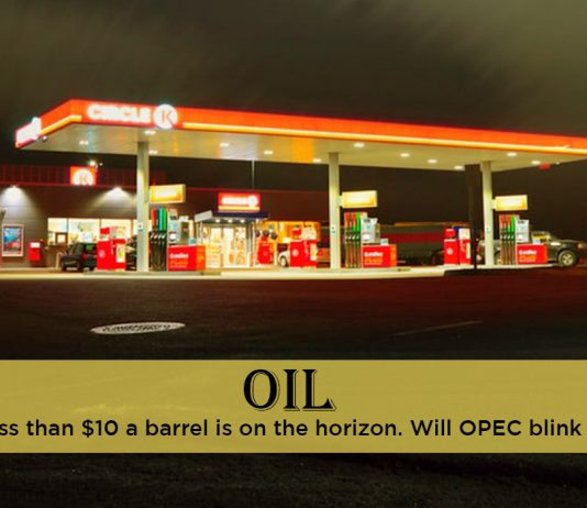 Oil below $10 per barrel is on the Horizon, Who will blink first?