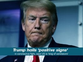 Trump cited positive signs to combat COVID-19 Pandemic