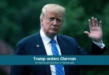 Trump ordered Chevron to stop oil production in Venezuela