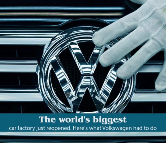 VW Group just resume its production after coronavirus lockdown