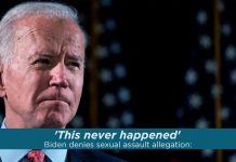 Joe Biden denies sexual assault accusation