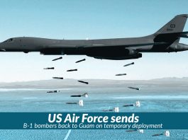 US Air Force sends B-1 bombers back to Pacific on temporary deployment