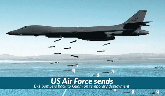US Air Force sends B-1 bombers back to Pacific on temporary deployment