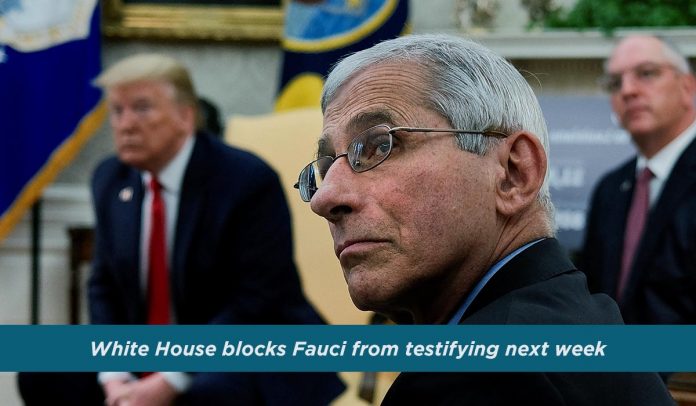 White House blocked Dr. Fauci to Testify before the Democratic-led House