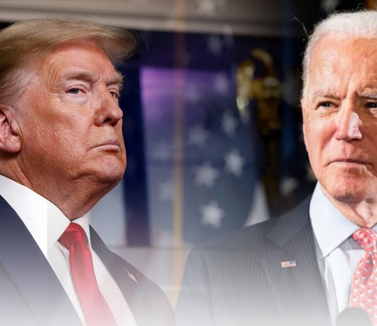 Donald Trump lashes out at Joe Biden in Rose Garden