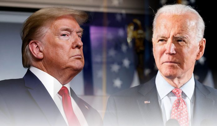 Donald Trump lashes out at Joe Biden in Rose Garden