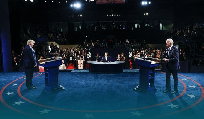 Final presidential debate 2020 between Trump and Biden